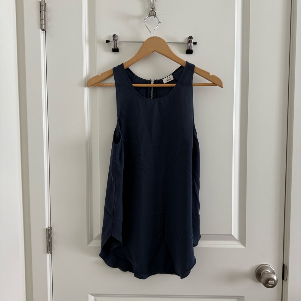 Aritzia Wilfred Sevres Blouse - Blue (S)